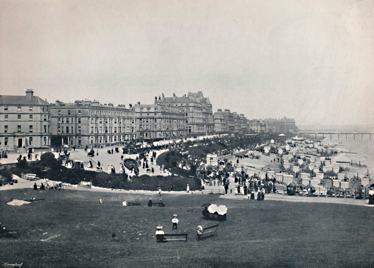 Eastbourne – Widok ogólny z Wieży życzeń, 1895 autorstwa Unbekannt