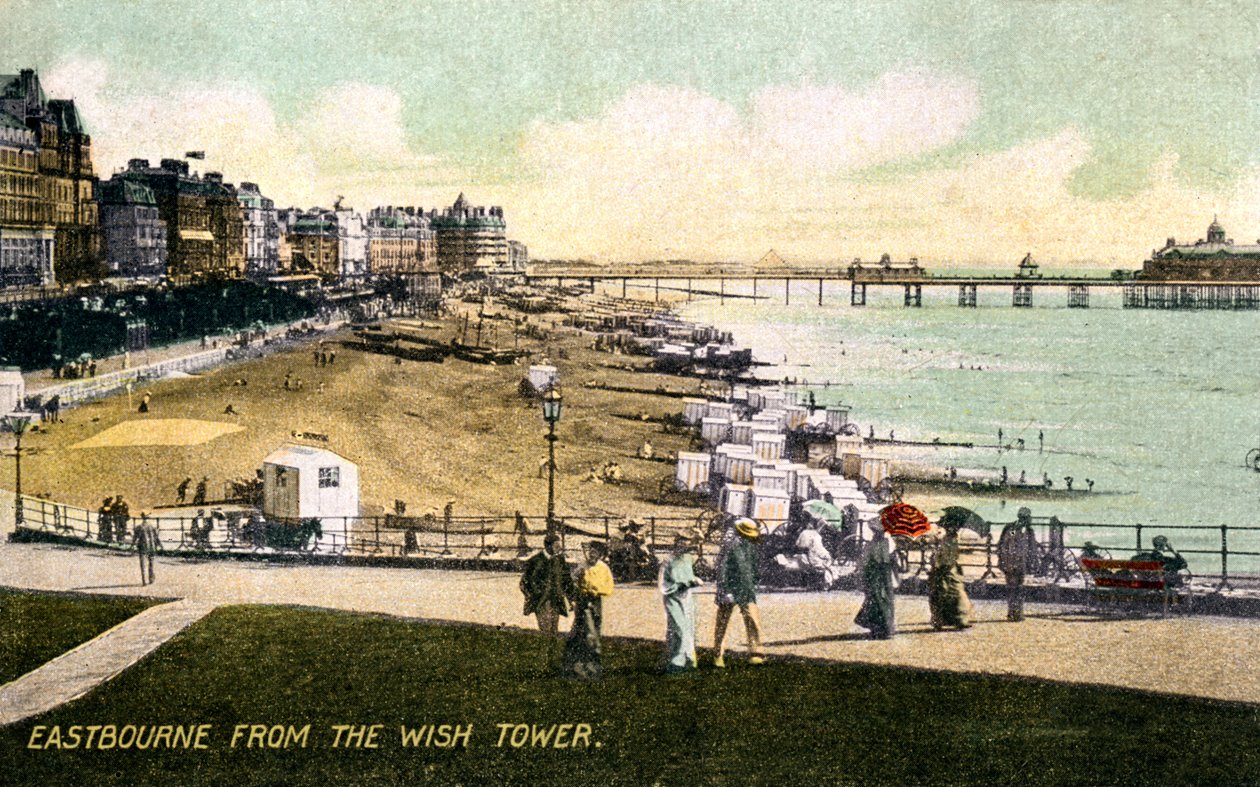 Eastbourne z Wish Tower, Sussex, początek XX wieku autorstwa Unbekannt