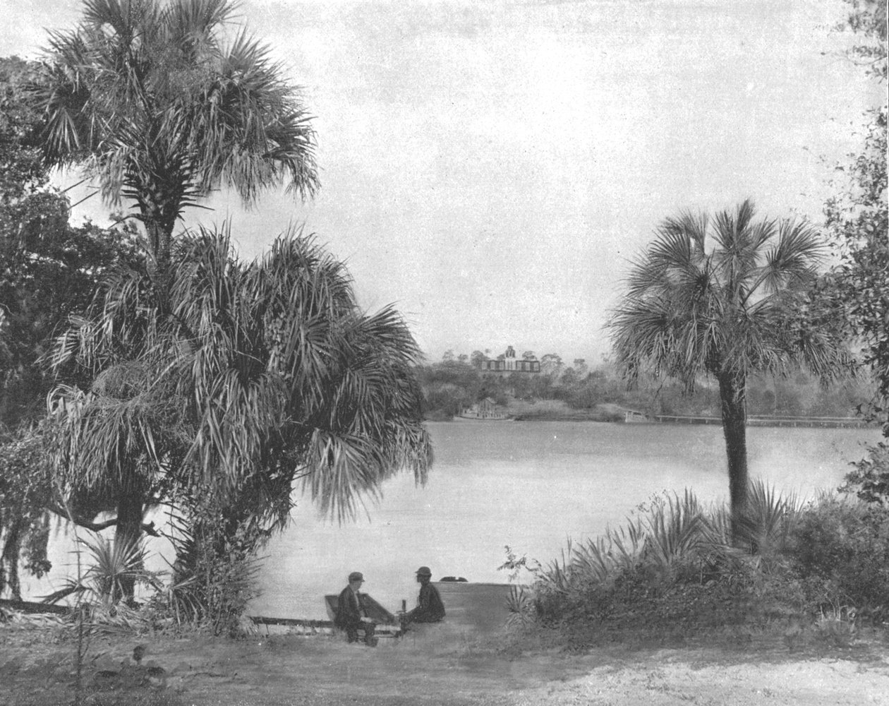 Eau Gallie, Indian River, Floryda, USA, ok. 1900. autorstwa Unbekannt