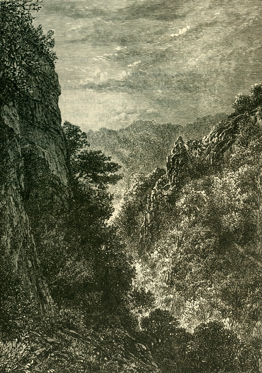 Wąwóz Ebbor, 1898. autorstwa Unbekannt