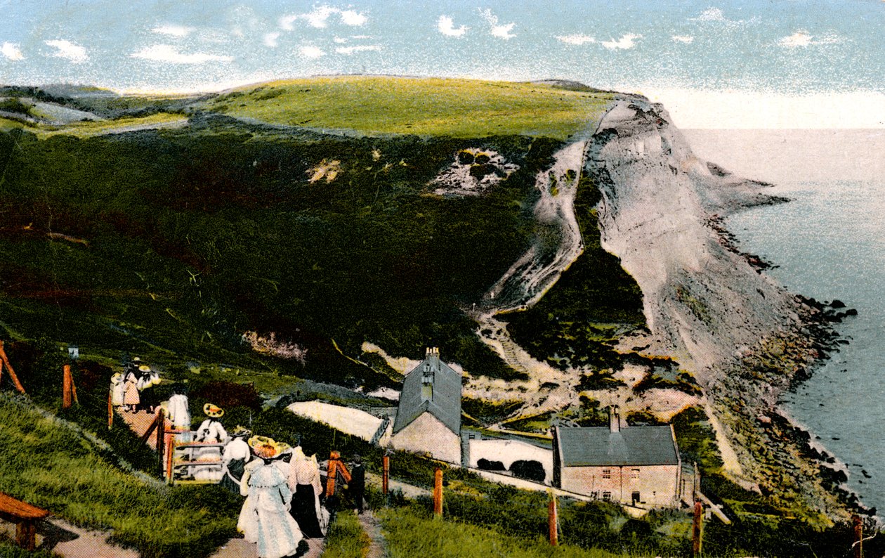Ecclesbourne Cliff, Hastings, East Sussex, początek XX wieku autorstwa Unbekannt