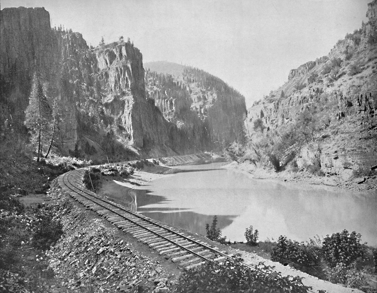Echo Cliffs, Kanion Wielkiej Rzeki, Kolorado, c1897. autorstwa Unbekannt