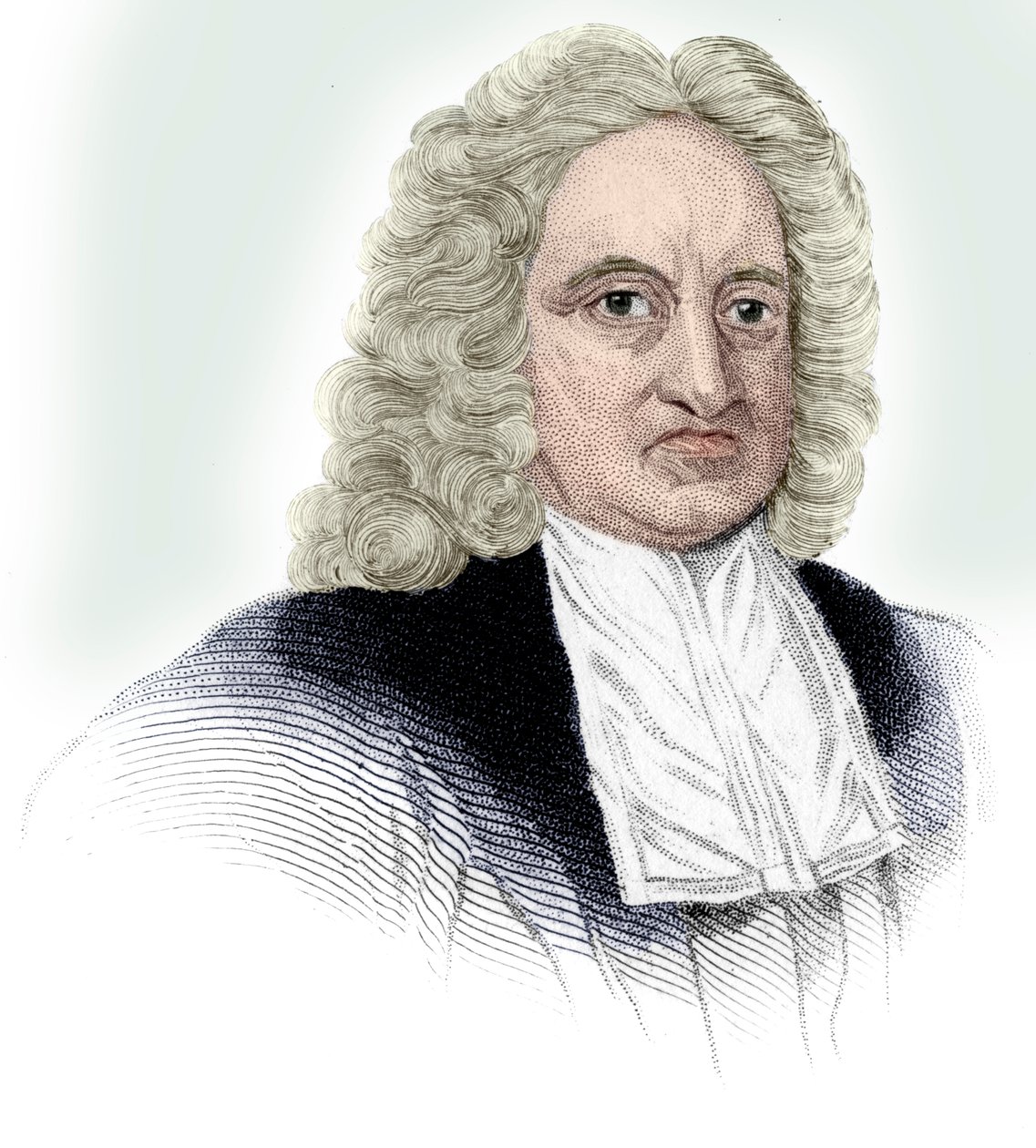 Edmond Halley, angielski astronom, matematyk, meteorolog i fizyk, ok. 1850 autorstwa Unbekannt