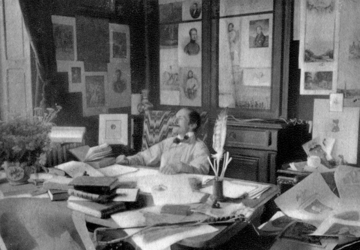 Edmond Rostand, francuski poeta i dramaturg, 1908 autorstwa Unbekannt