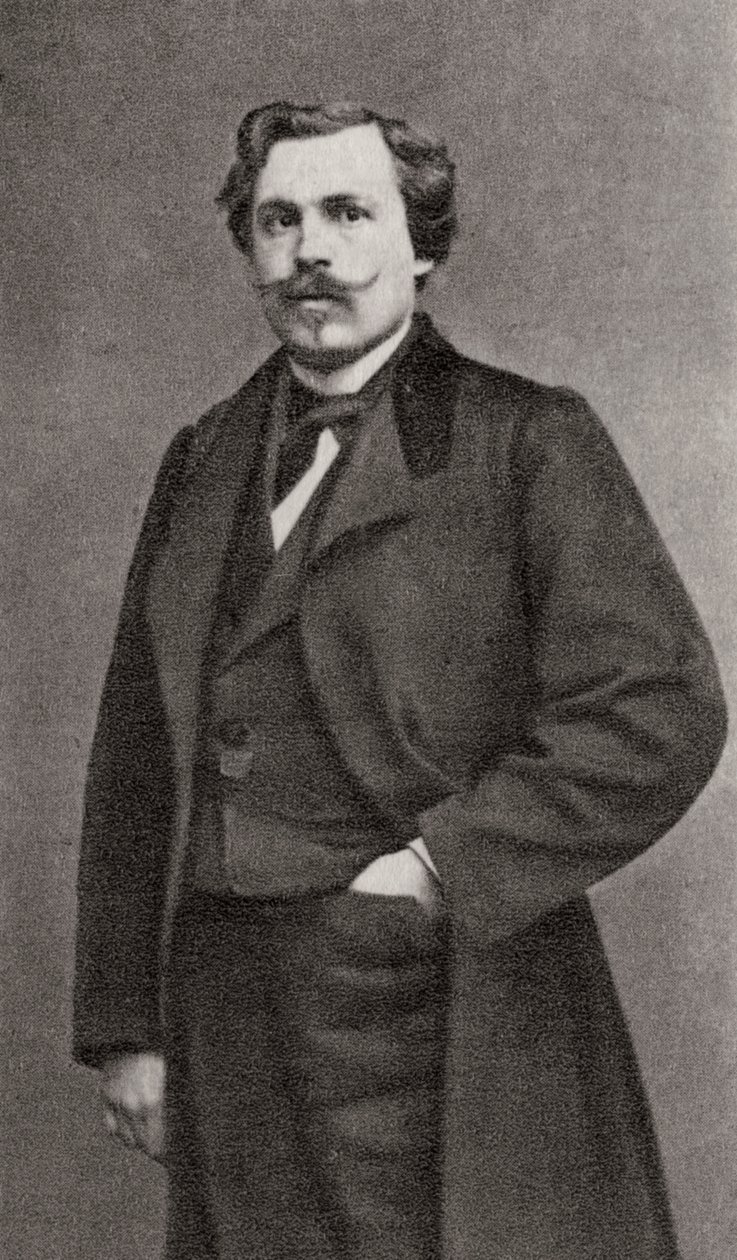 Edmond de Goncourt, francuski pisarz, 1868 autorstwa Unbekannt