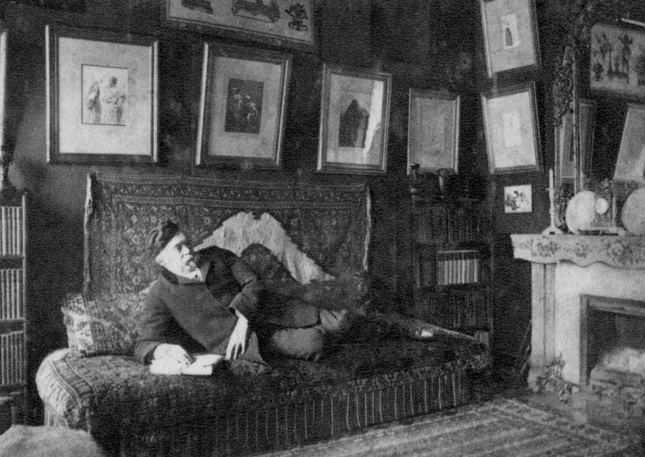 Edmond de Goncourt, francuski pisarz, 1891 autorstwa Unbekannt