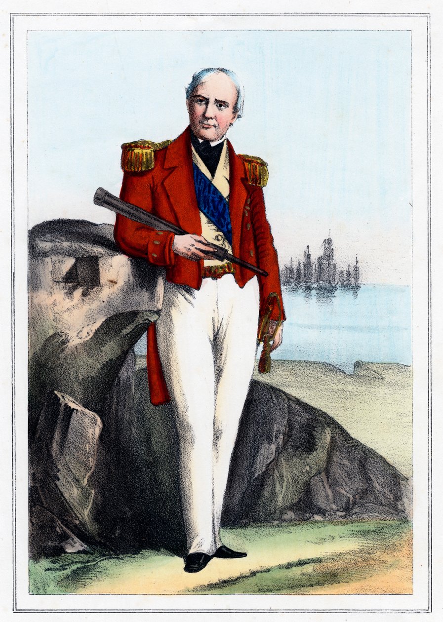 Edmund Lyons, 1. baron Lyons, brytyjski dowódca marynarki wojennej, 1857 autorstwa Unbekannt