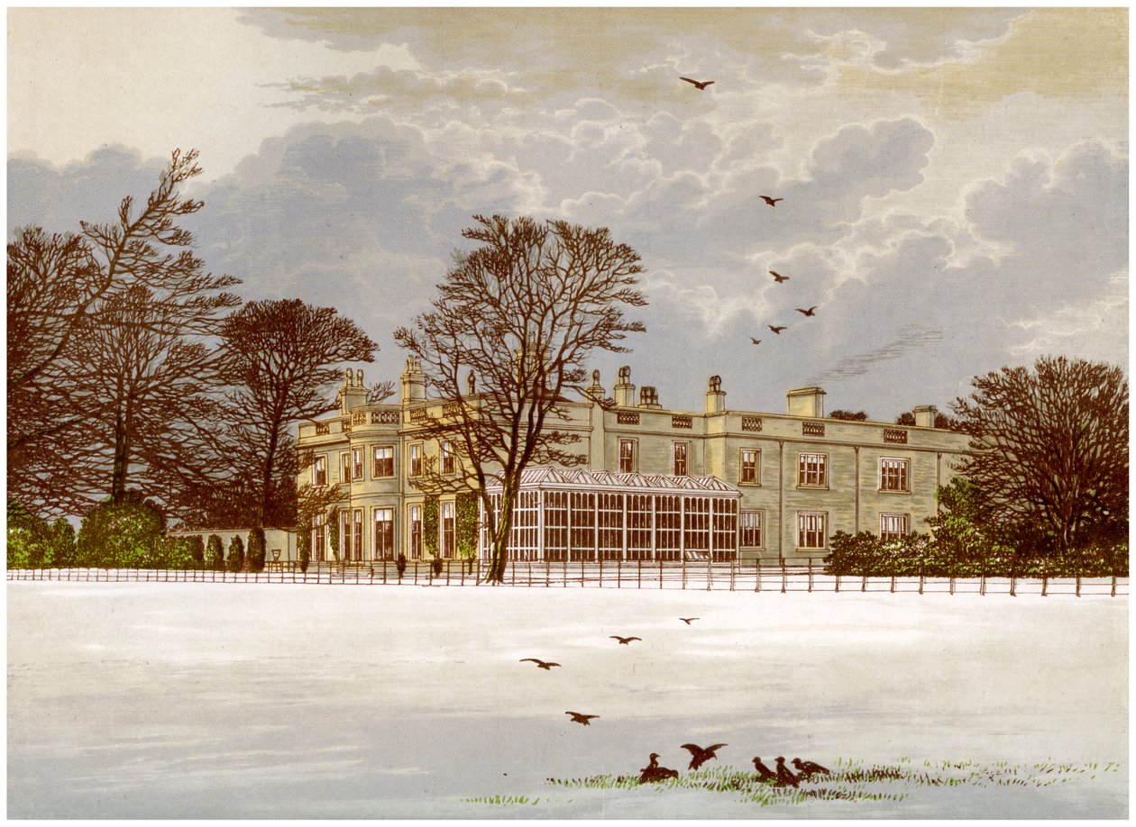 Ednaston Lodge, Derbyshire, dom rodziny Kingdon, ok. 1880 autorstwa Unbekannt