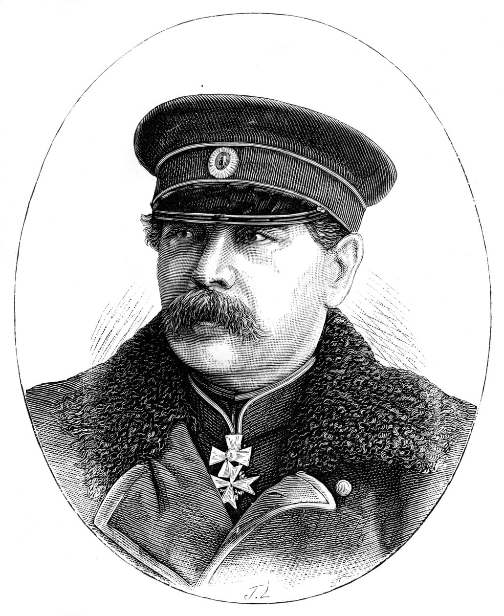 Eduard Iwanowicz Totleben 1818-1884 Rosyjski żołnierz autorstwa Unbekannt