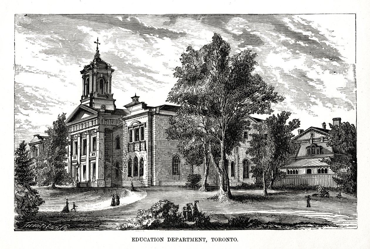 Departament Edukacji, Toronto, Ontario, Kanada, XIX w. autorstwa Unbekannt