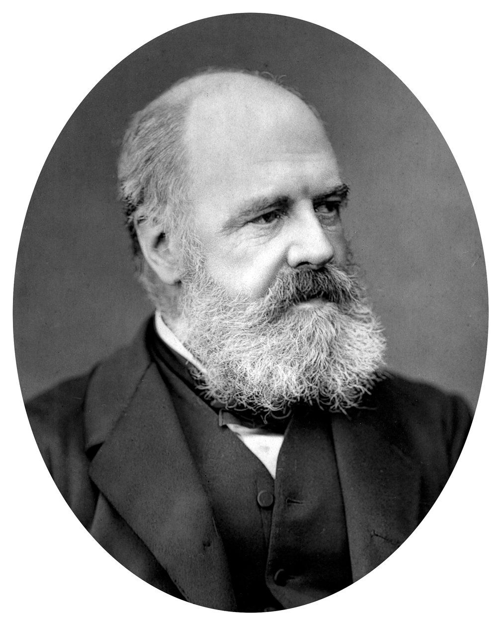 Edward Armitage, brytyjski malarz, profesor i wykładowca Akademii Królewskiej, 1877 autorstwa Unbekannt