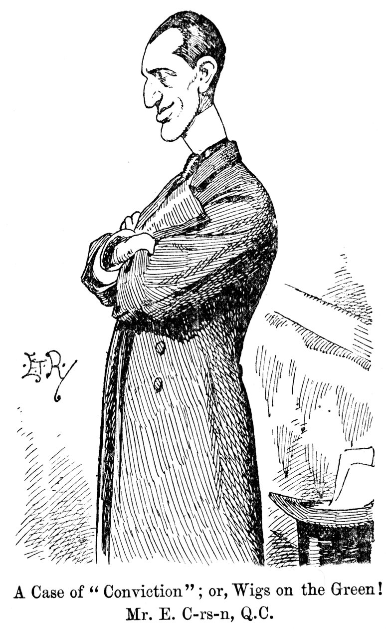 Edward Carson, urodzony w Irlandii brytyjski polityk i prawnik, 1898 autorstwa Unbekannt