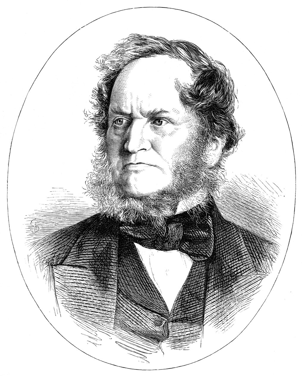Edward Geoffrey Smith-Stanley, brytyjski mąż stanu i premier, XIX wiek autorstwa Unbekannt