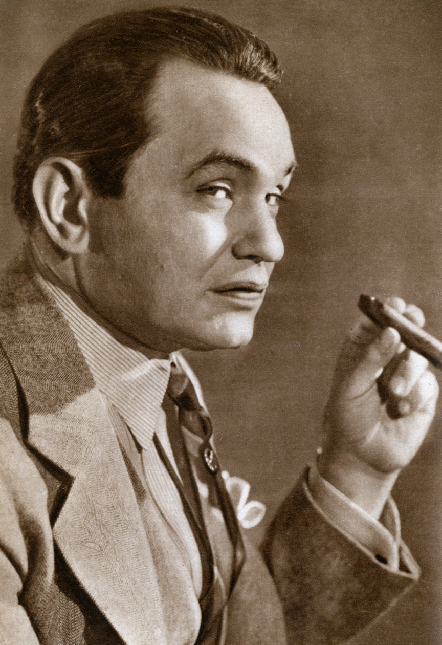 Edward Goldenberg Robinson, amerykański aktor teatralny i filmowy, pochodzenia rumuńskiego, 1933 autorstwa Unbekannt