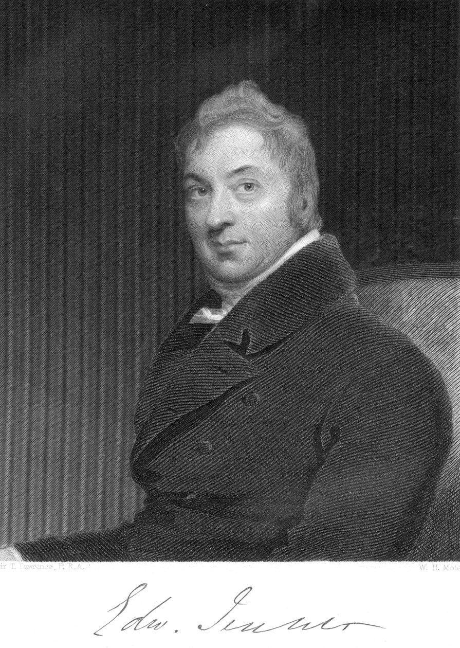 Edward Jenner, angielski lekarz, 1800 autorstwa Unbekannt