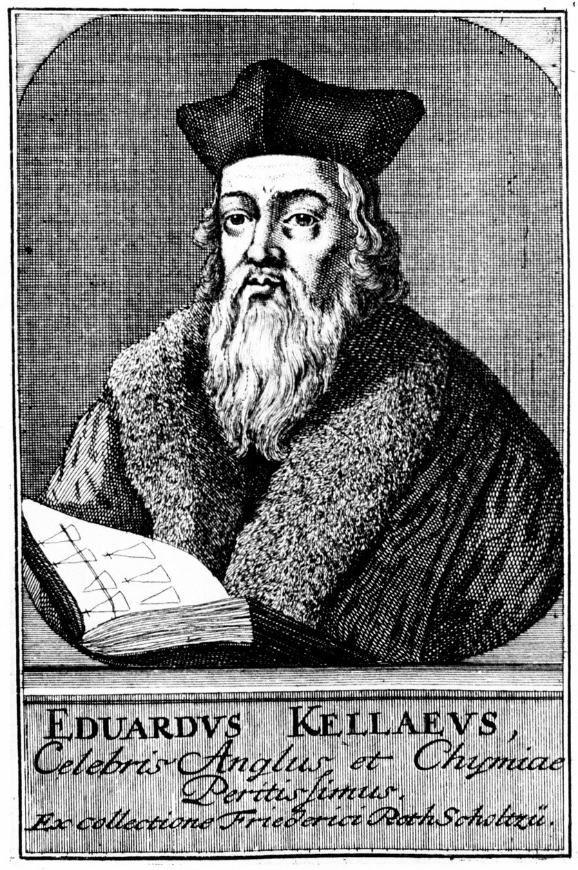 Edward Kelley, astrolog i alchemik, 1575 c1700 autorstwa Unbekannt
