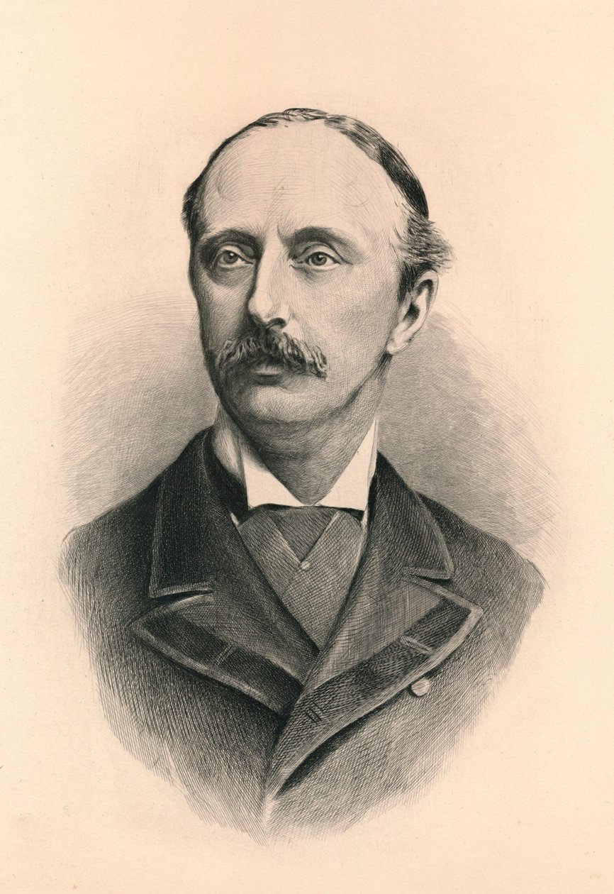 Edward Stanhope, 1840-1893, polityk brytyjskiej Partii Konserwatywnej, 1896 autorstwa Unbekannt