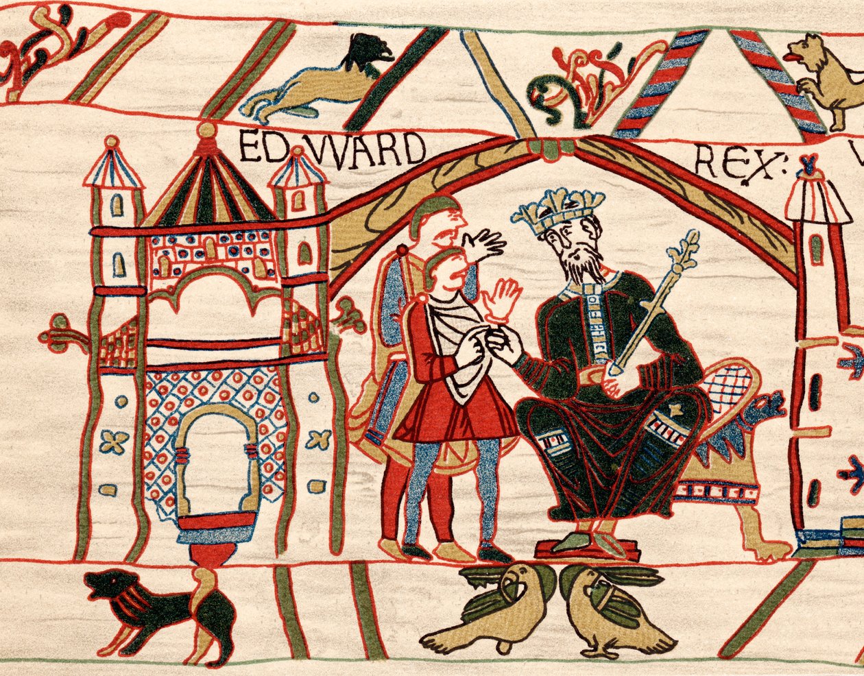 Edward Wyznawca, anglosaski król Anglii, 1070s autorstwa Unbekannt