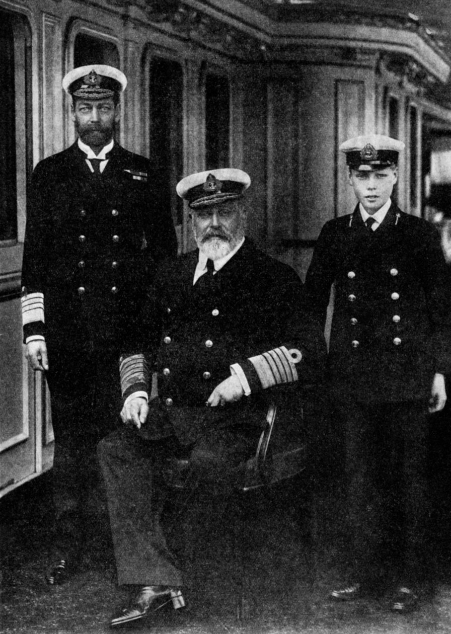 Edward VII, Jerzy V i książę Walii, 1935 autorstwa Unbekannt