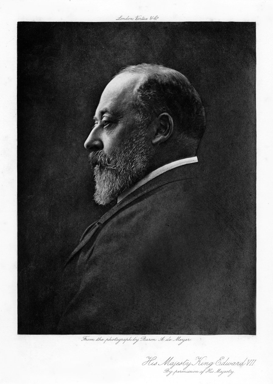 Edward VII, król Zjednoczonego Królestwa Wielkiej Brytanii i Irlandii, 1901-1910 autorstwa Unbekannt