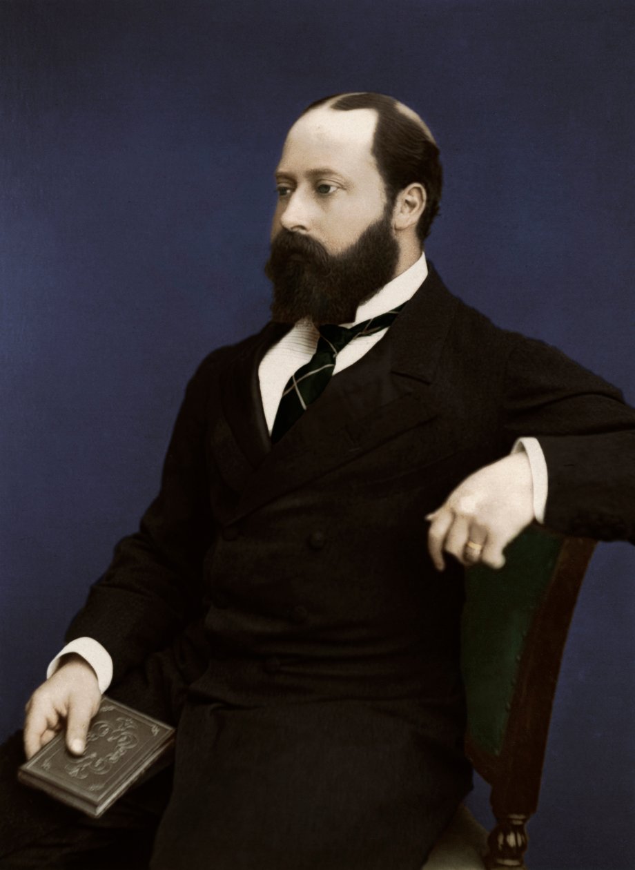 Edward VII ówczesny książę Walii, 1876 autorstwa Unbekannt