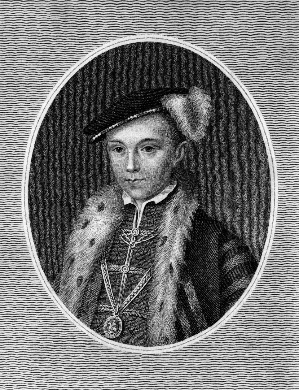 Edward VI, król Anglii, XIX wiek autorstwa Unbekannt