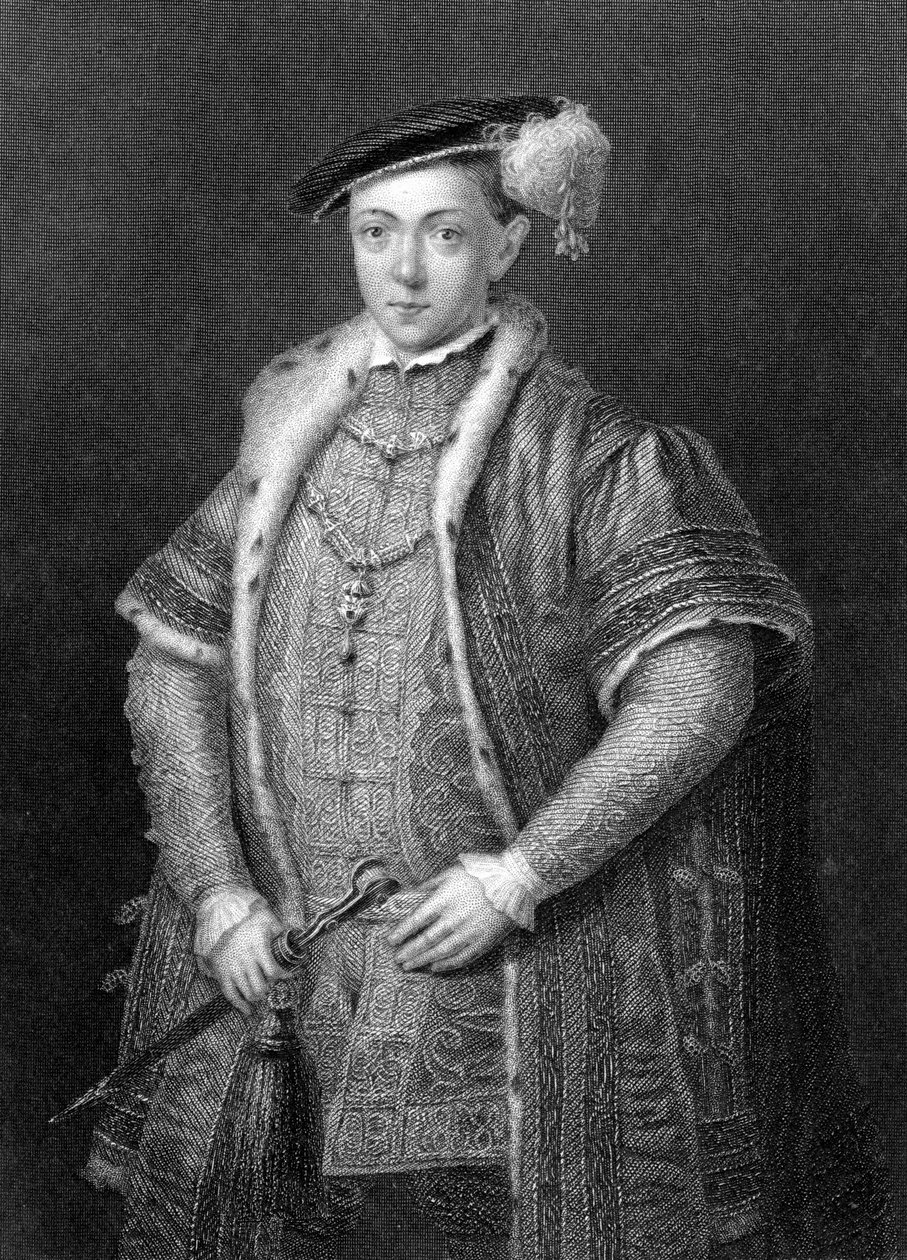 Edward VI, król Anglii, XIX wiek autorstwa Unbekannt