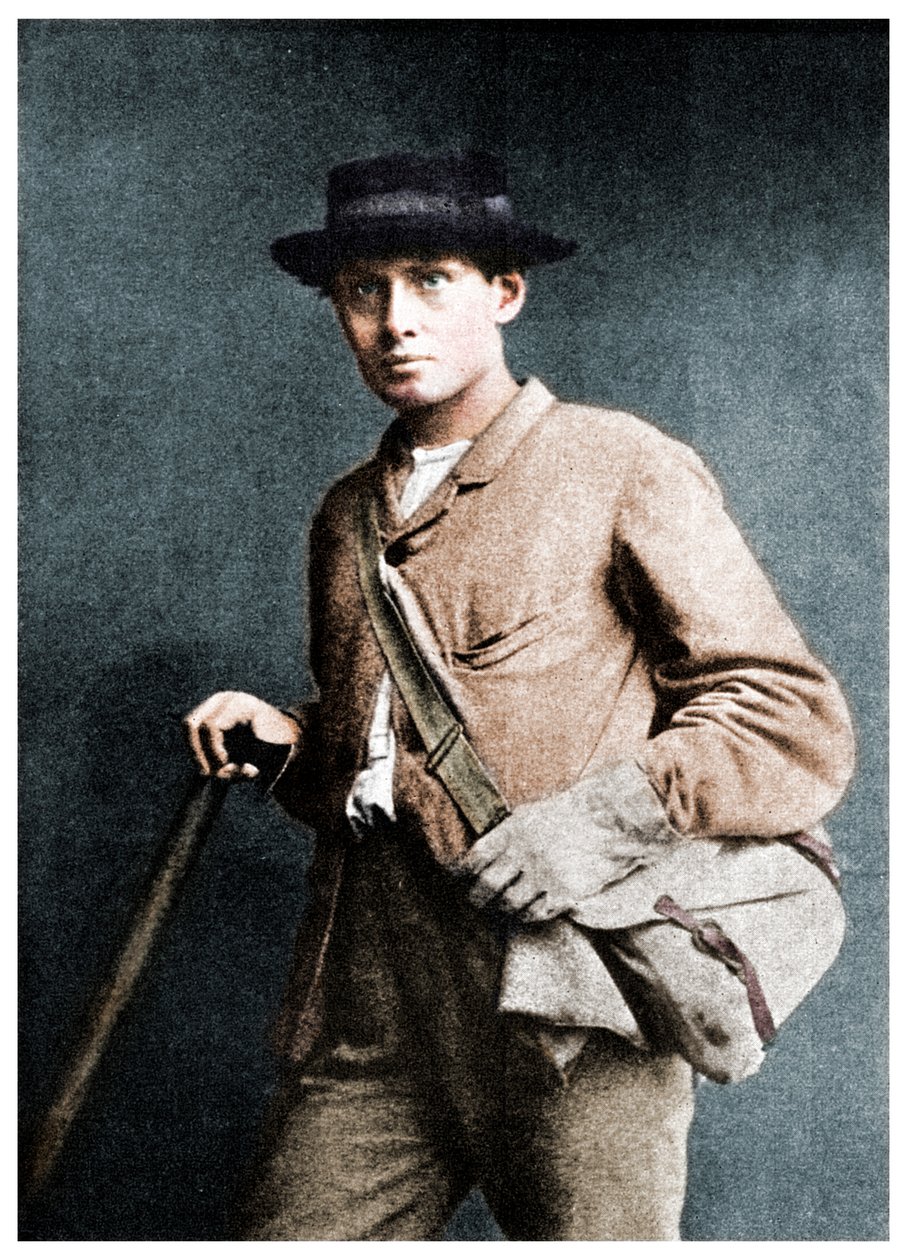 Edward Whymper, brytyjski alpinista, 1865 1956 autorstwa Unbekannt