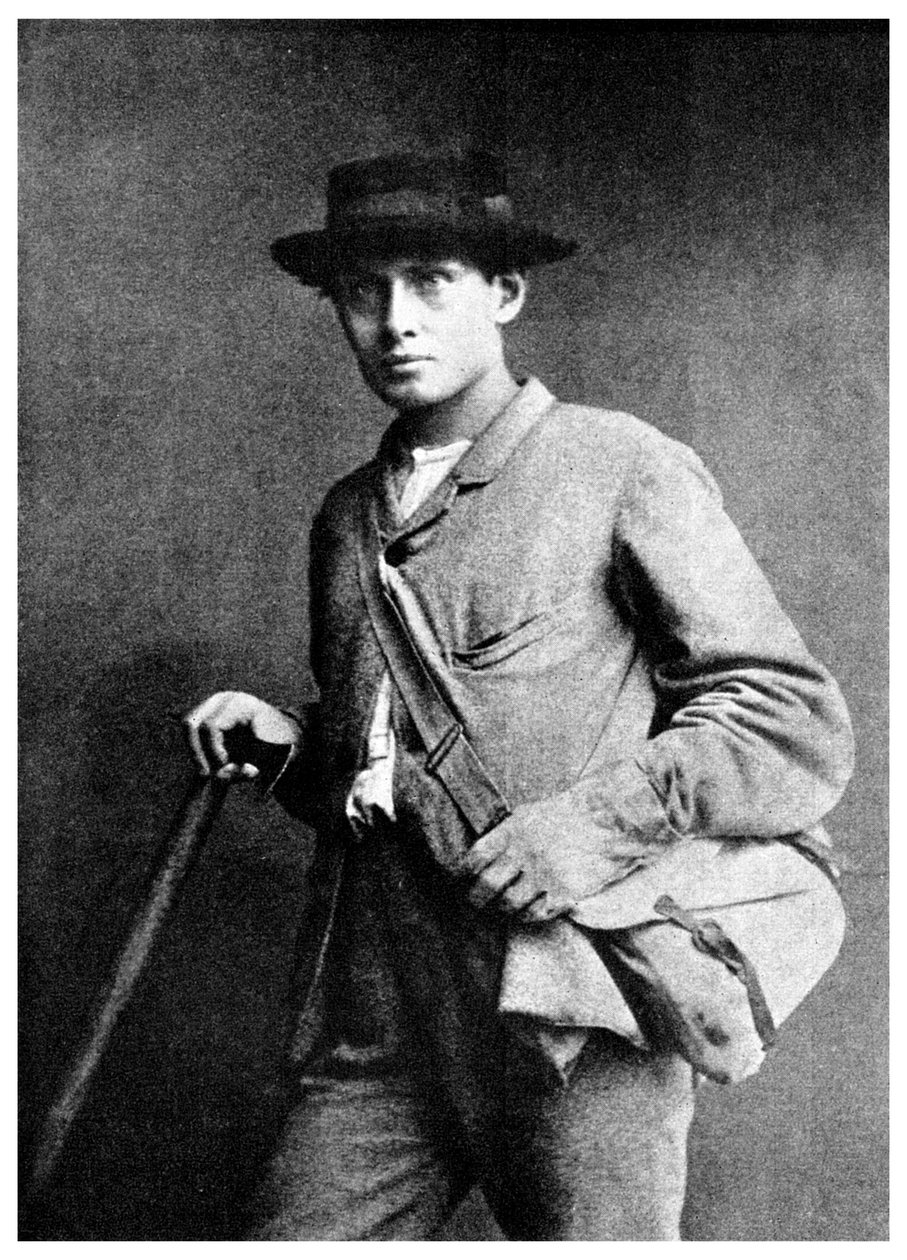 Edward Whymper, brytyjski alpinista, 1865 1956 autorstwa Unbekannt