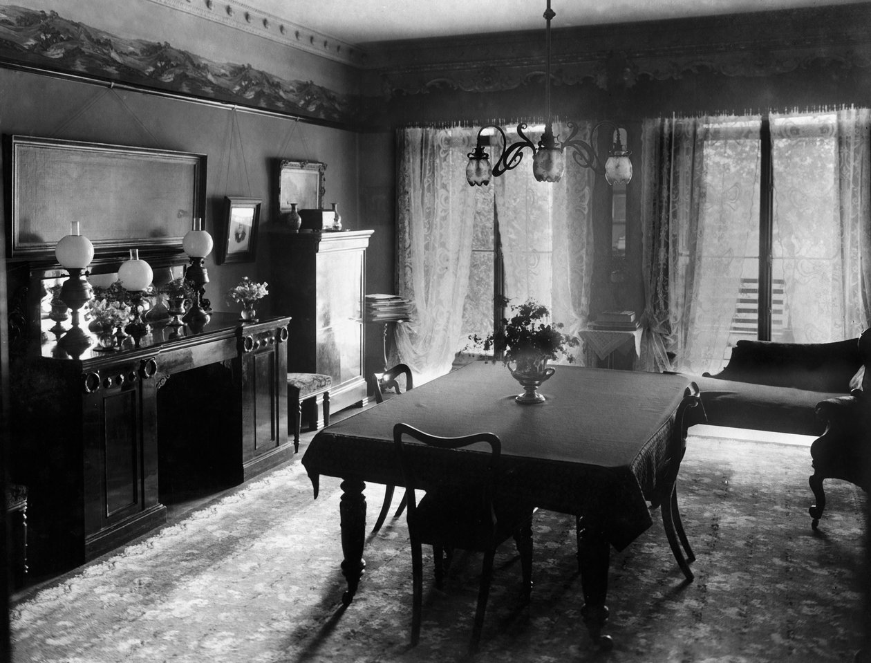 Jadalnia edwardiańska, 1909 autorstwa Unbekannt