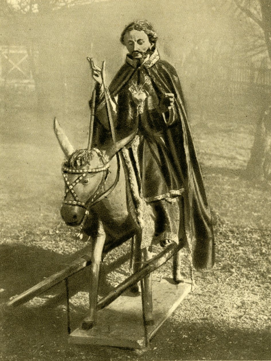 Wizerunek Chrystusa na osiołku, Puch bei Hallein, Austria, c1935. autorstwa Unbekannt