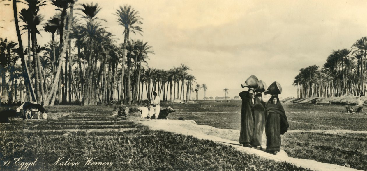 Egipt - tubylcze kobiety, c1918-c1939. autorstwa Unbekannt