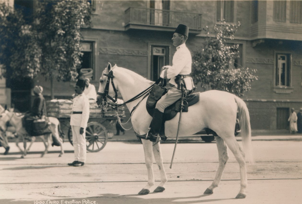 Policja egipska, Kair, Egipt, 1936 autorstwa Unbekannt