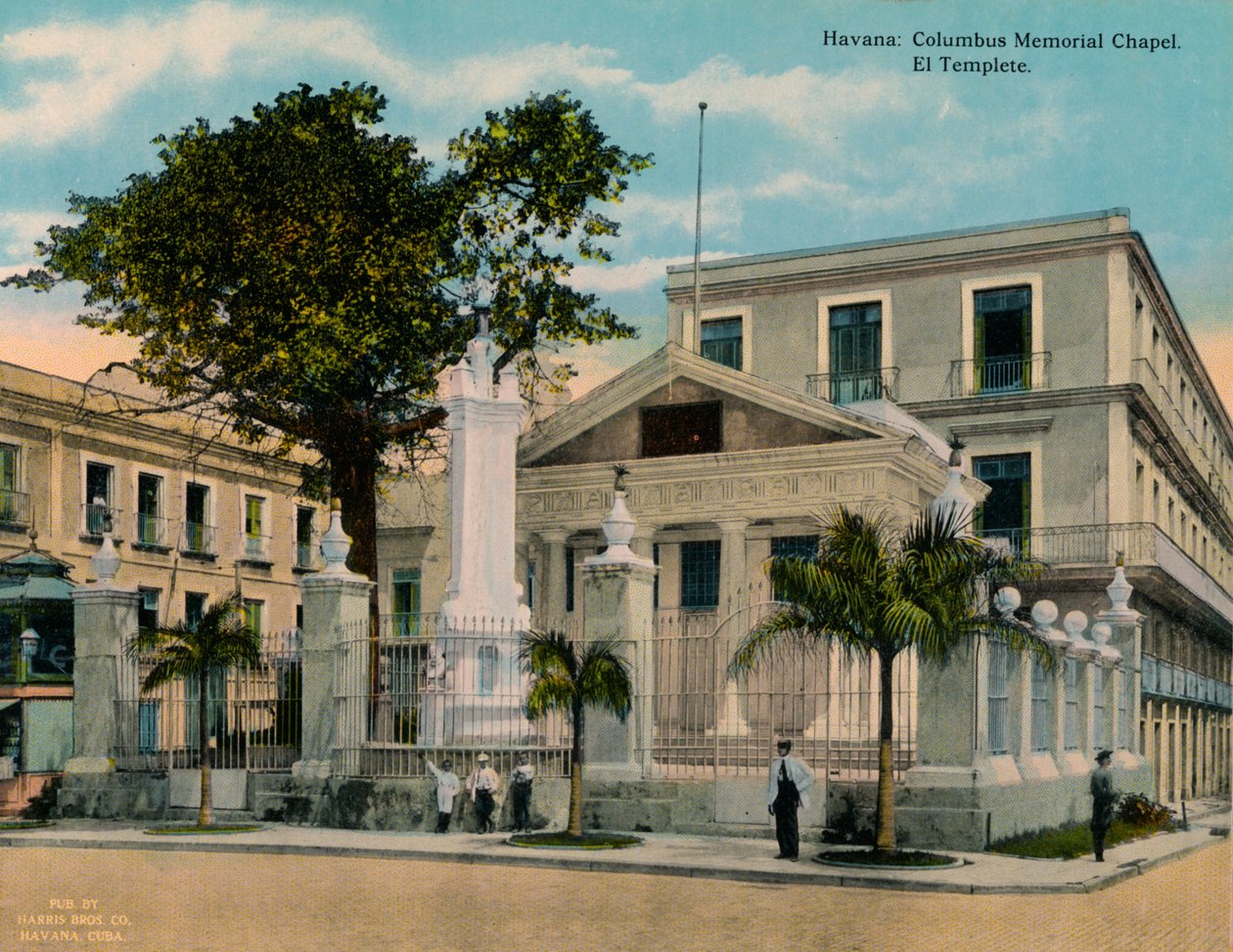 El Templete, Hawana, Kuba, ok. 1920 r. autorstwa Unbekannt