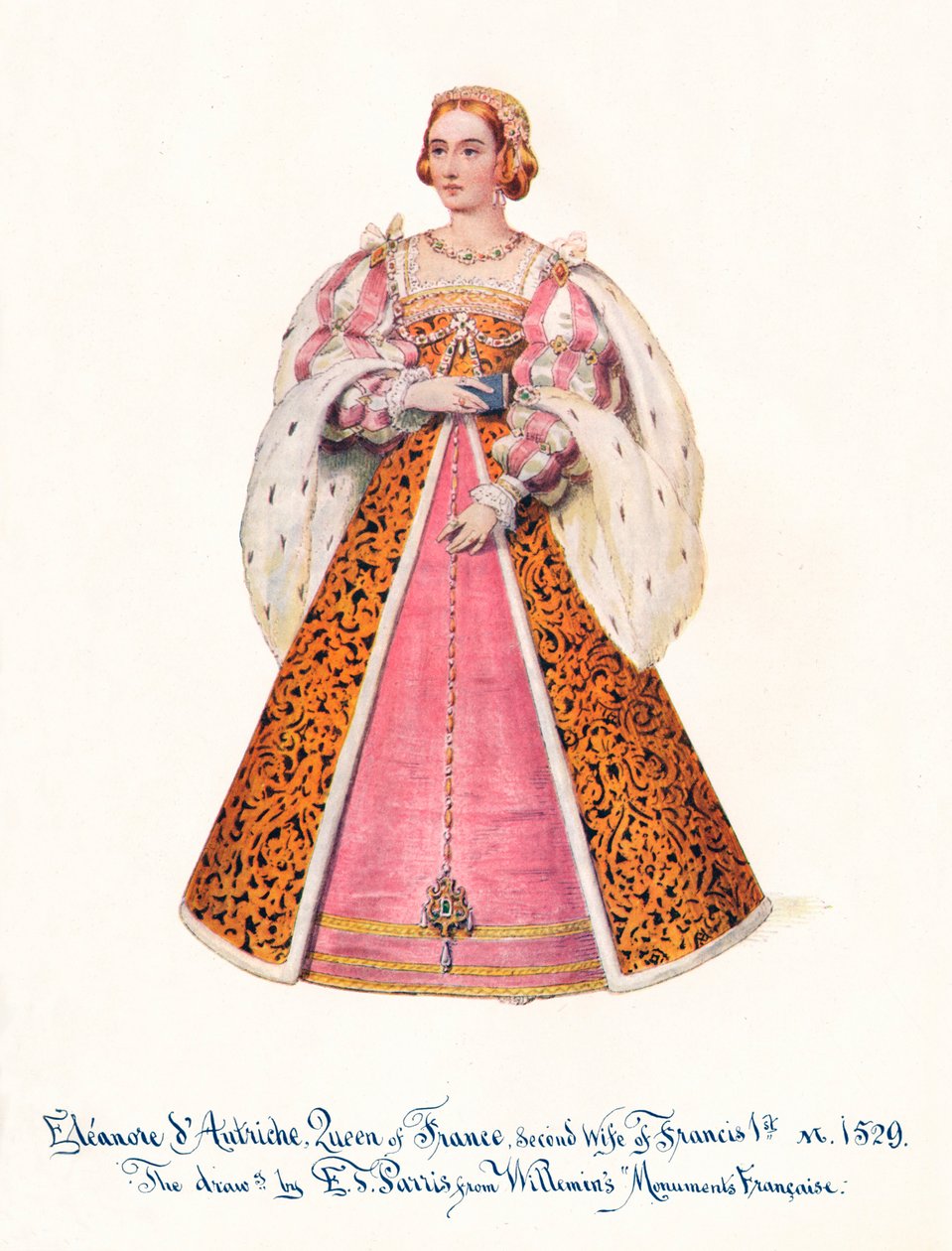 Eleonora Austriacka, królowa Francji, druga żona Franciszka 1, 1911. autorstwa Unbekannt