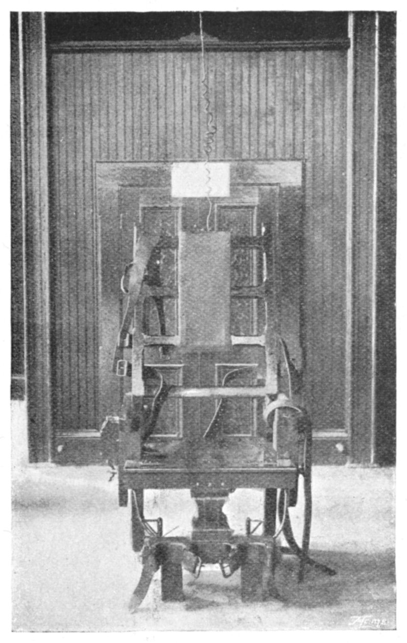 Krzesło elektryczne, 1898 autorstwa Unbekannt