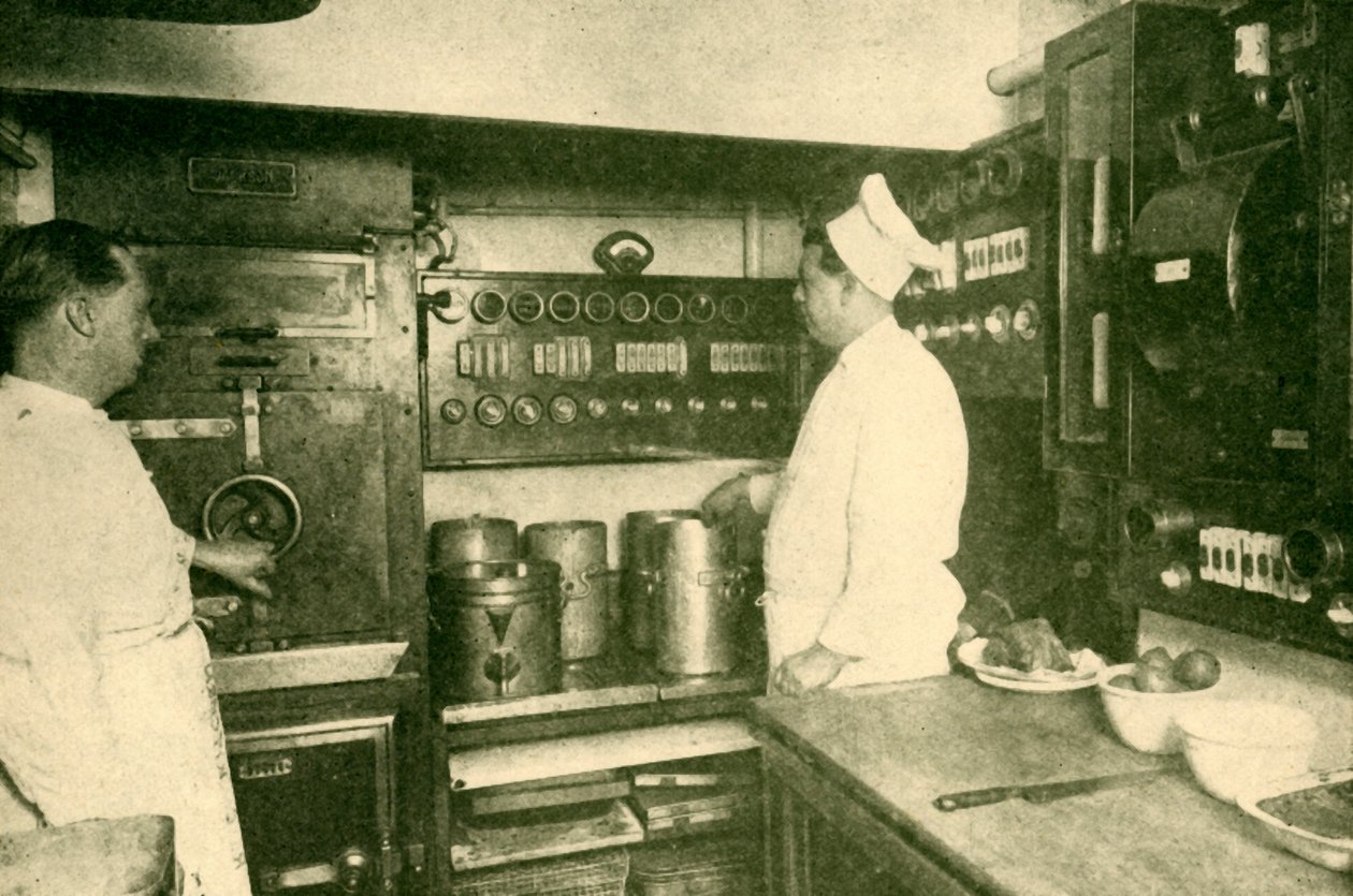Kuchnia wyposażona w elektrycznie, London and North Eastern Railway, 1930. autorstwa Unbekannt