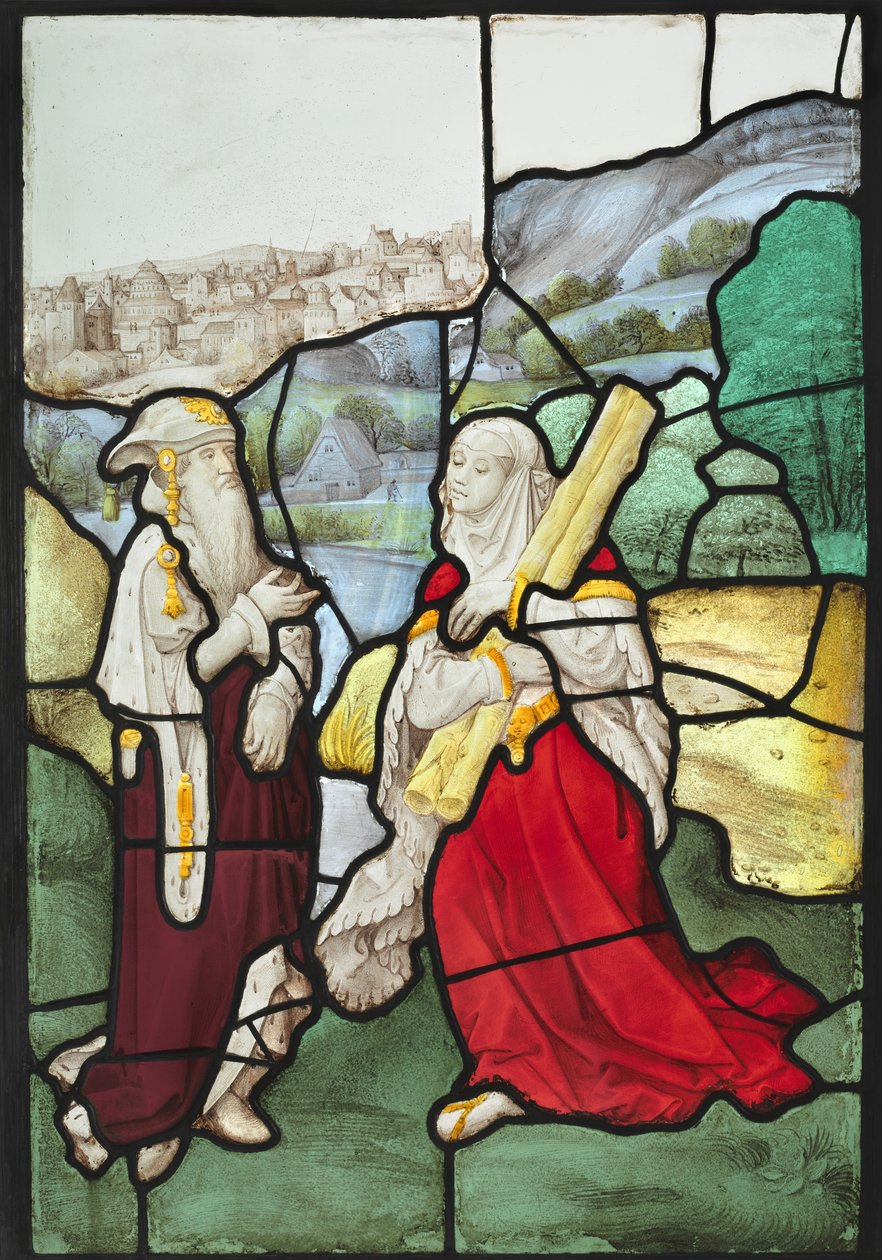 Eliasz i wdowa z Sarepty, c. 1525. autorstwa Unbekannt