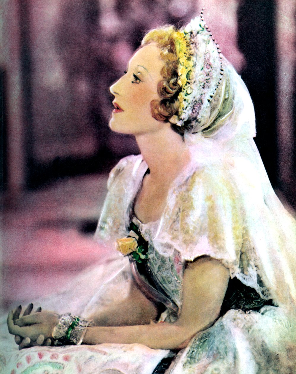 Elisabeth Bergner, aktorka urodzona w Austro-Węgrzech, 1934-1935 autorstwa Unbekannt