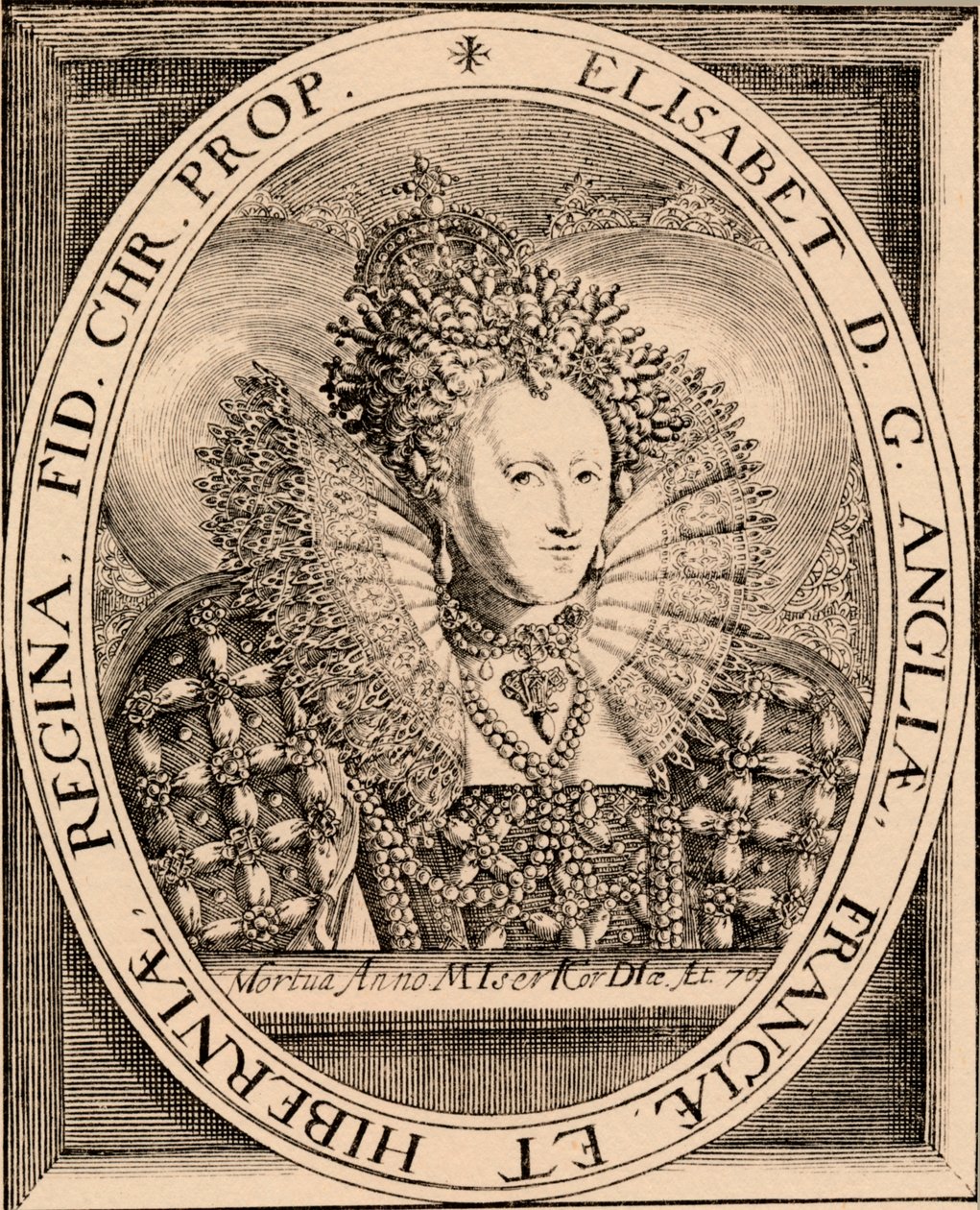 Elżbieta I 1533-1603, królowa Anglii i Irlandii, 1889 autorstwa Unbekannt