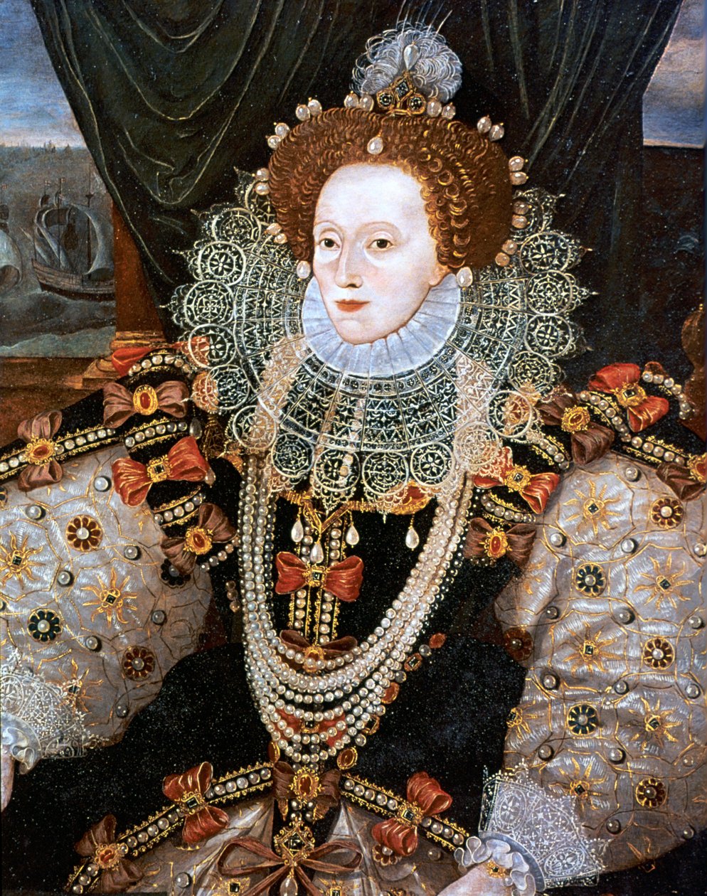 Elżbieta I, królowa Anglii i Irlandii, c1588 autorstwa Unbekannt