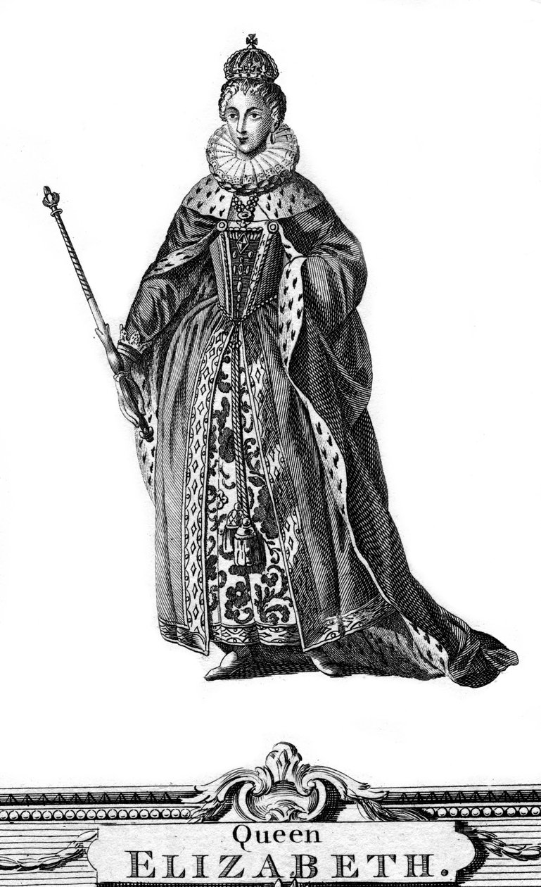 Elżbieta I z Anglii, 1533-1603 autorstwa Unbekannt