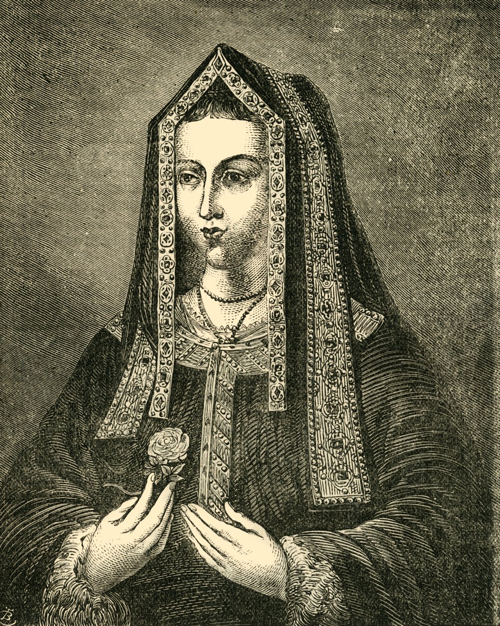 Elżbieta, żona Henryka VII, 1881. autorstwa Unbekannt