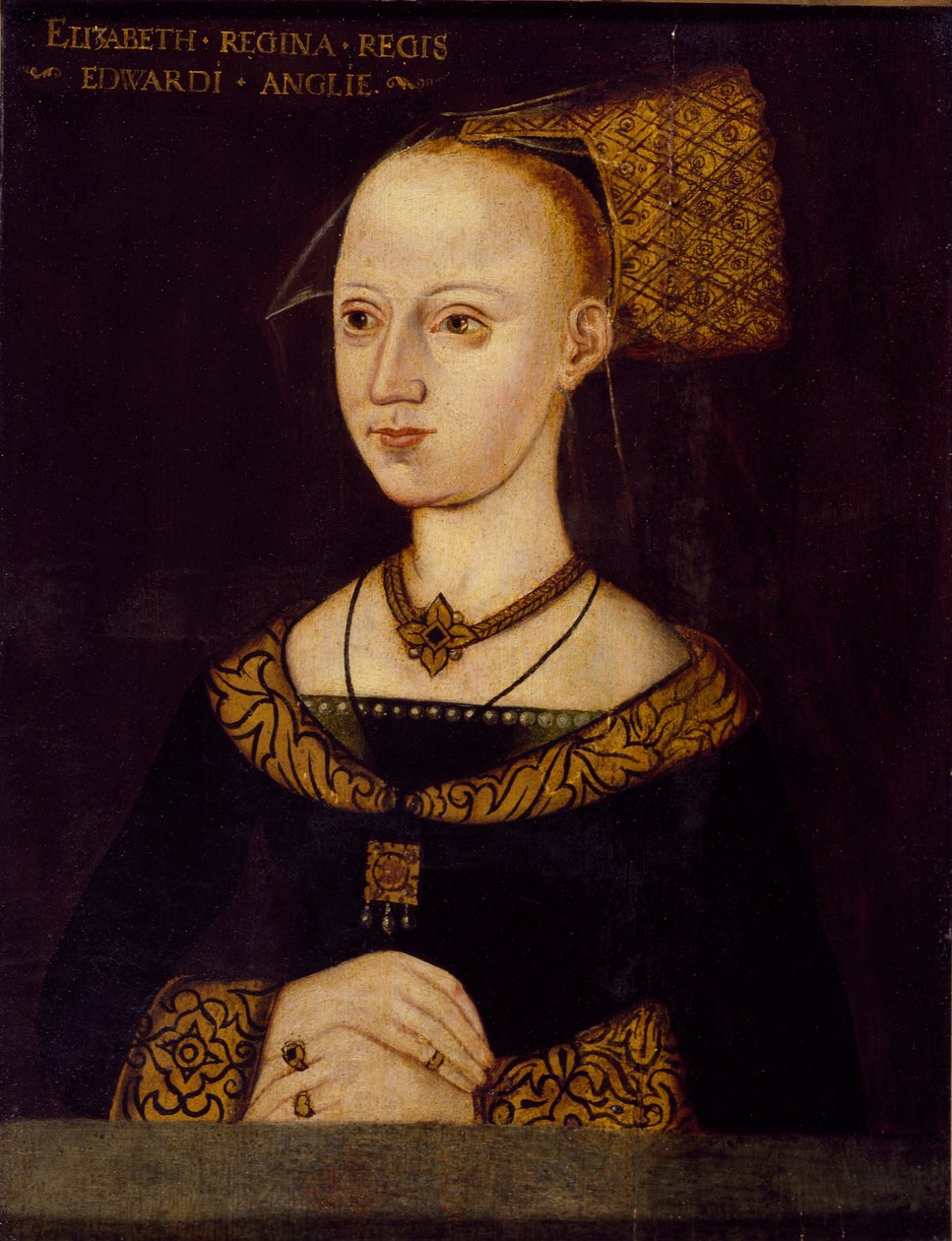 Elżbieta Woodville, królowa Edwarda IV, ok. 1500 autorstwa Unbekannt