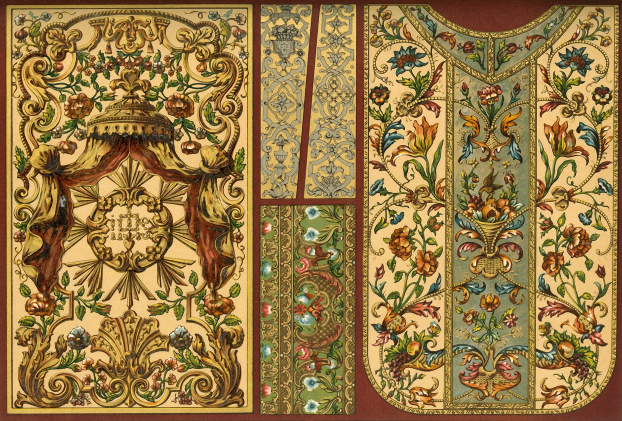 Haft, gobelin skórzany, dzieło złotnicze, XVII, XVIII i XIX w., 1898 r. autorstwa Unbekannt