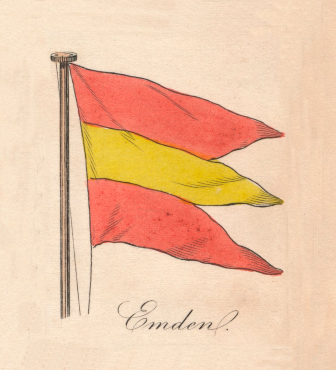 Emden, 1838 autorstwa Unbekannt