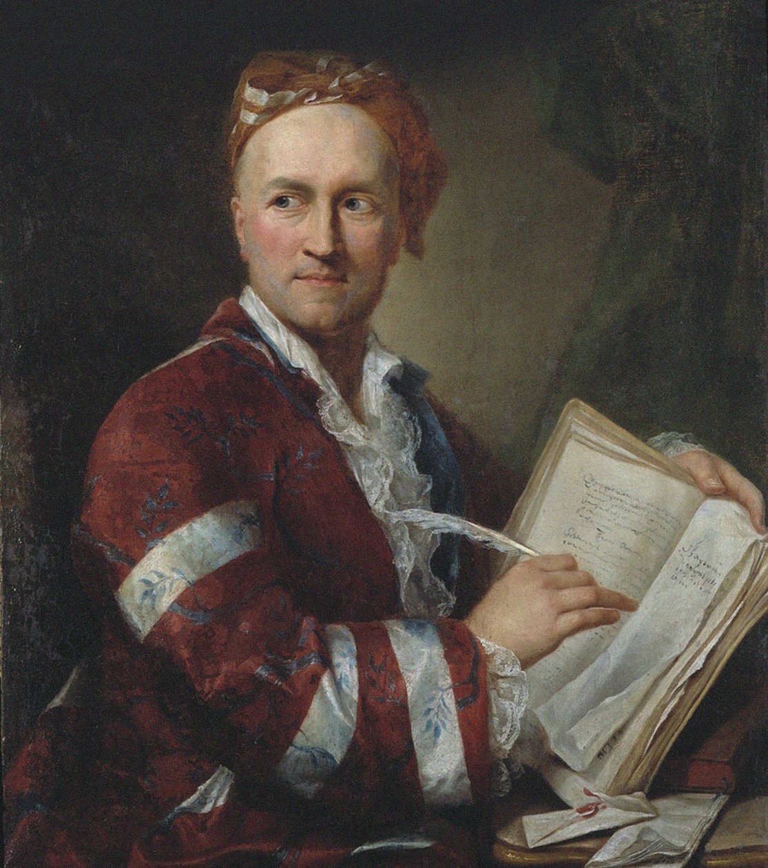 Emer de Vattel Portret uczonego z Neuchâtel, ok. 1760. autorstwa Unbekannt