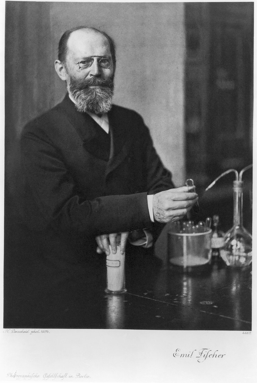 Emil Fischer, niemiecki chemik organiczny, 1904 autorstwa Unbekannt