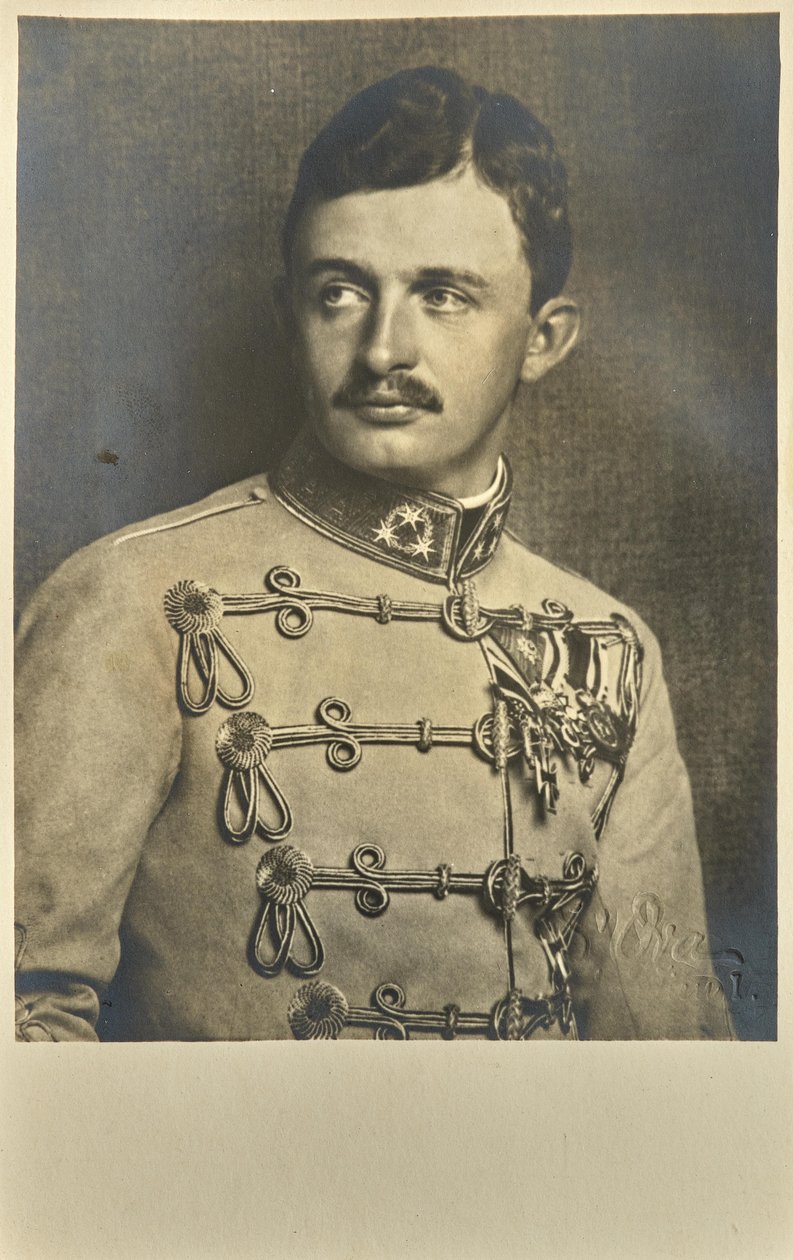 Cesarz Karol I Austriacki 1887-1922, król Węgier, ok. 1930 r. 1917. autorstwa Unbekannt
