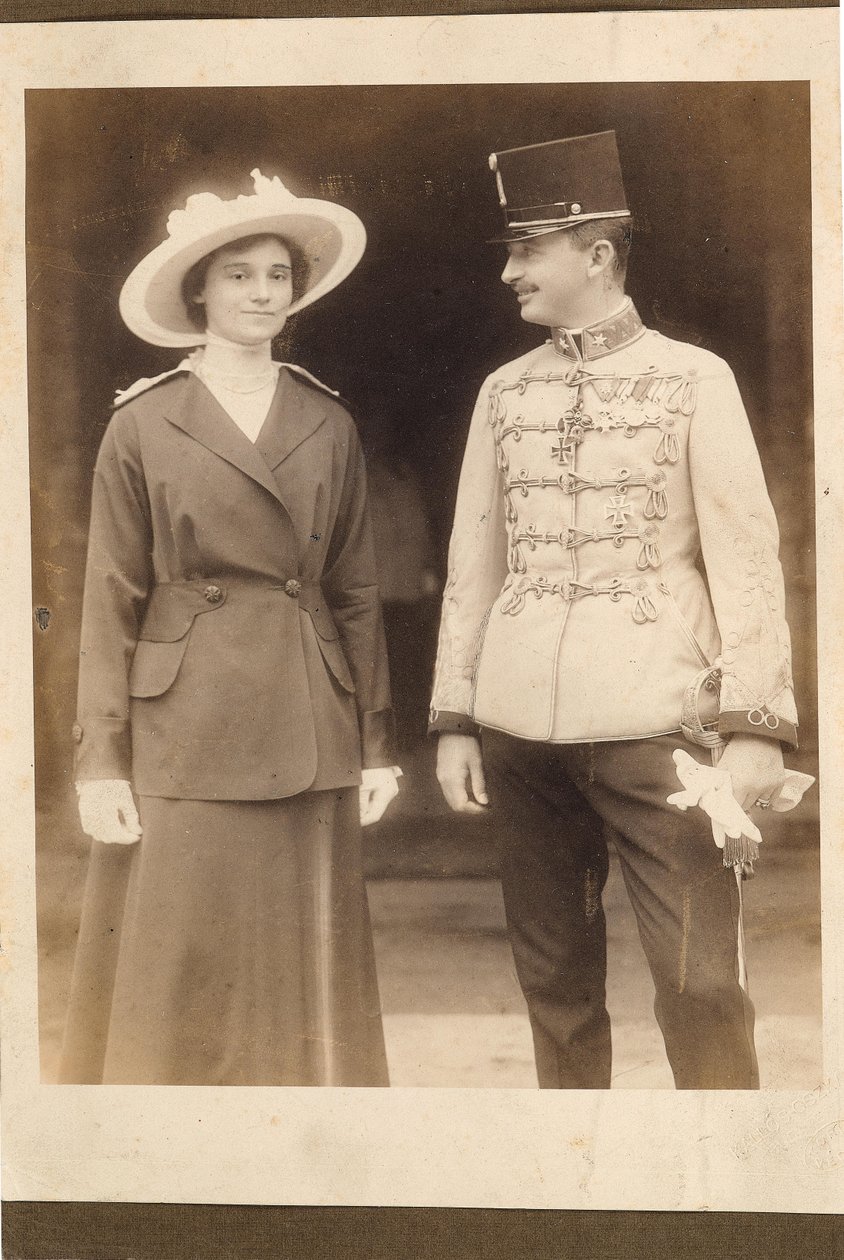 Cesarz Austrii Karol I 1887-1922 z cesarzową Zitą. autorstwa Unbekannt